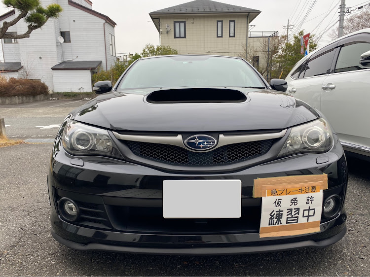 インプレッサ WRX STIのドライブ・仮免許・仮免許練習中・初心者マークに関するカスタム事例の投稿画像1枚目
