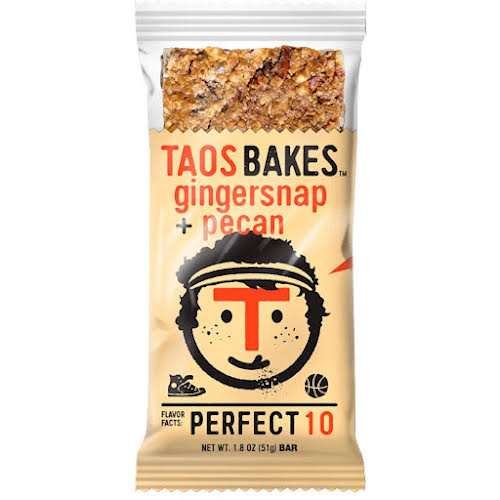 Taos Bakes Gingersnap Pecan Energy Bar Box of 12