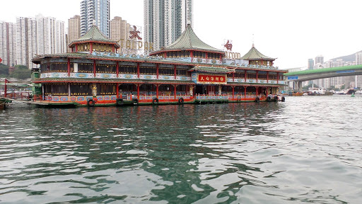 Sampan Boat Tour Hong Kong China 2016