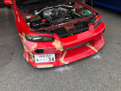 スカイライン Er34のドリ車 エアロは消耗品 エアロ割れた ドリフト サーキットに関するカスタム メンテナンスの投稿画像 車 のカスタム情報はcartune