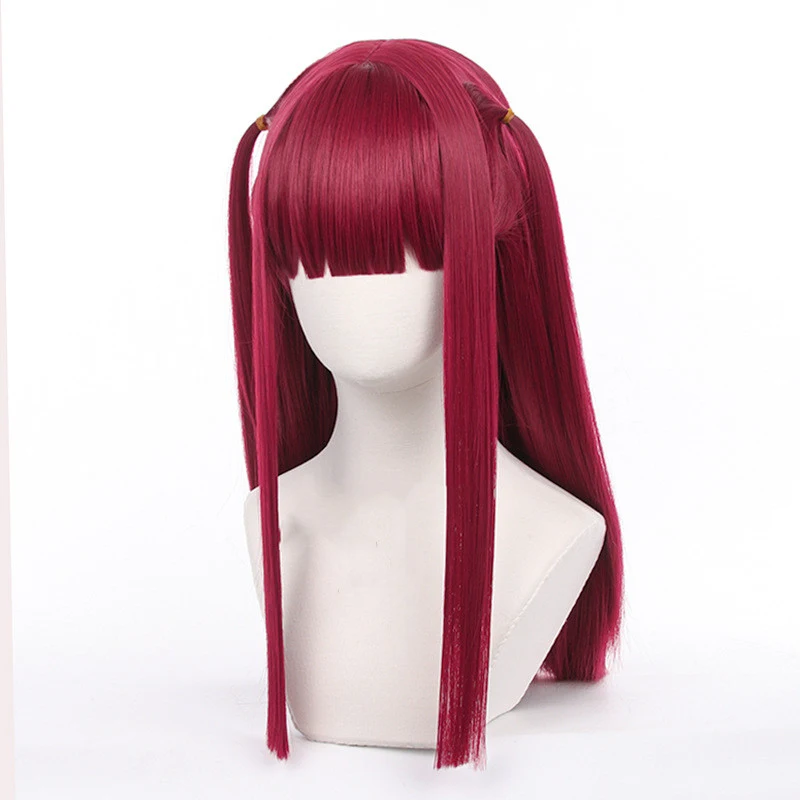 Peruca simples de cosplay feminina, acessório de moda essencial. Ideal para fantasias e eventos, transformando seu visual de forma fácil e rápida.