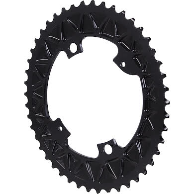 Absolute Black Premium Oval Subcompact Road Outer Chainring, 4x110BCD