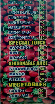 Hana Juice Central menu 2