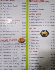 Hotel Zaiqa menu 4