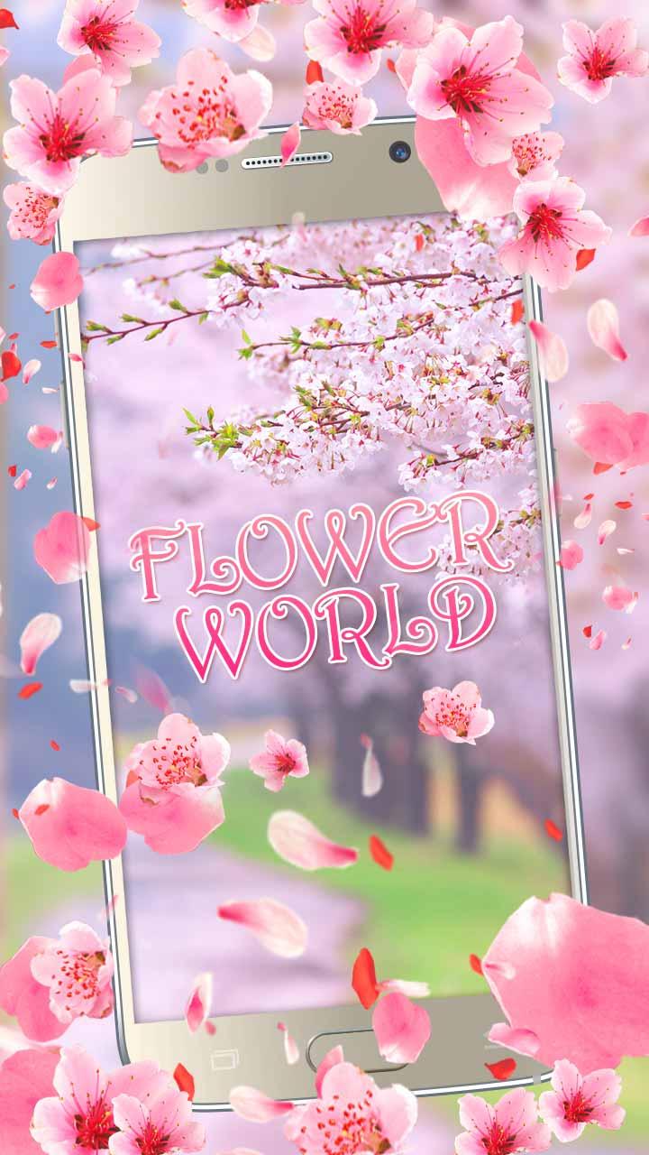 Pink Flower World Screen 2