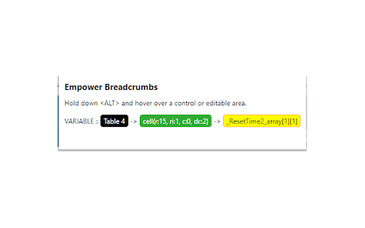 Empower Breadcrumbs