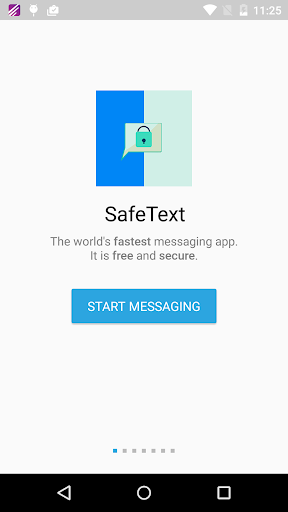 Safe text- text media chat