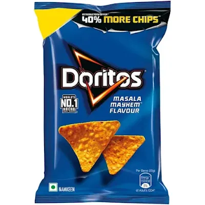 Doritos Nacho Chips - Masala Mayhem Flavour, Crunchy - 44 gm