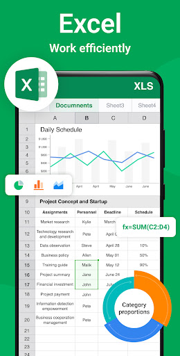 Screenshot Document Reader: PDF, DOC, XLS