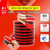 Dây Câu Bình Ắc Quy Ô Tô Kingcar Dây Câu Bình Điện Ắc Quy Dài 4 Mét Lõi Đồng Có Kẹp Cách Điện Bảo Hành 12 Tháng.