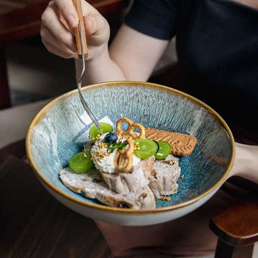Title 1, Creative 7.5-inch Ceramic Meal Bowl. Enjoy your...