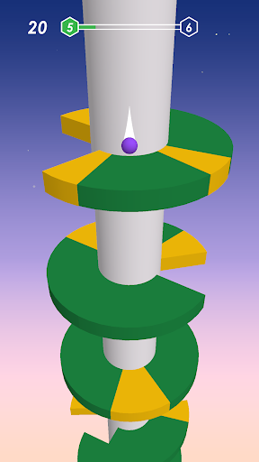 Spiral Helix: Jump down the tower