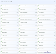 Foodies Hub menu 1