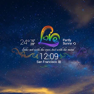 Rainbow Love theme widget(圖2)-速報App