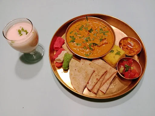 Mutter Paneer + Kulcha