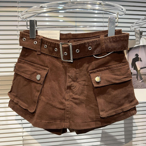 Title 11, Womens Fashionable Retro Denim Belted Pocket P...