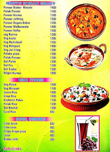 Special Biryani menu 