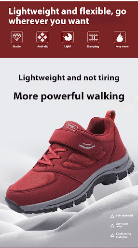 Title 7, Winter Shoes For The Old Mens Soft Bottom Walk...