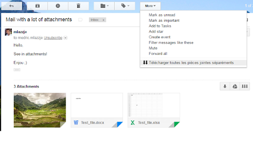 Better download all attachments for Gmail™