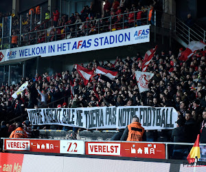 Supporters Standard komen met enkele erg scherpe spandoeken op de proppen in en tegen Mechelen