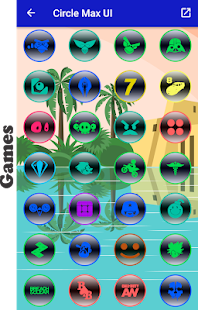 Circle Max - Скриншот Icon Pack