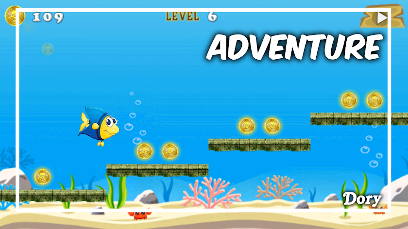 Adventure of Dory Game Screen 2