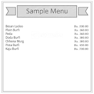 Seba Sweets menu 1