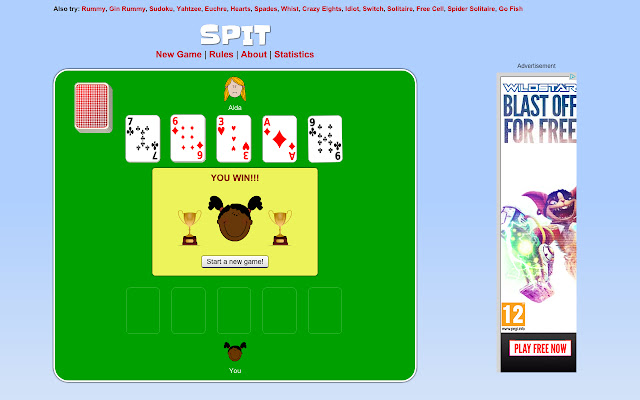 Spit - CardGames101  Learn to Play The Card Game Spit