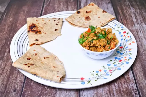 Egg Bhurji With Chapati