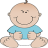 Make your baby laugh mobile app icon