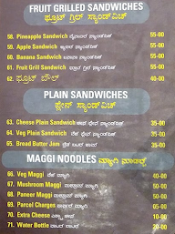 Juice Corner menu 2