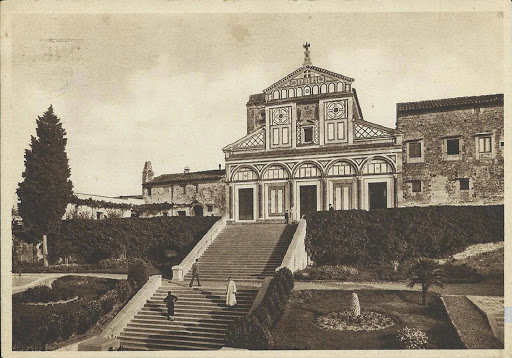 Carta postale San Miniato al Monte, Firenze