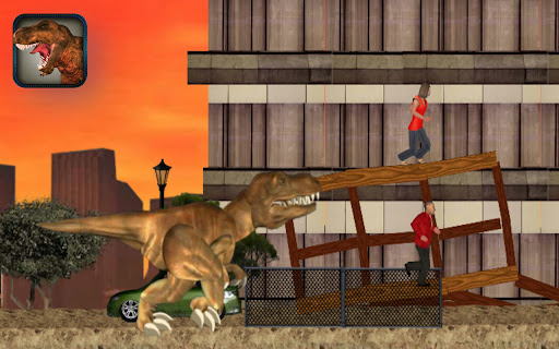 Hungry dinosaur simulator game