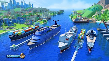 Sea Port: Cargo Boat Tycoon Screenshot