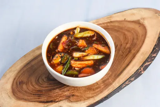 Babycorn In Hot Garlic Sauce