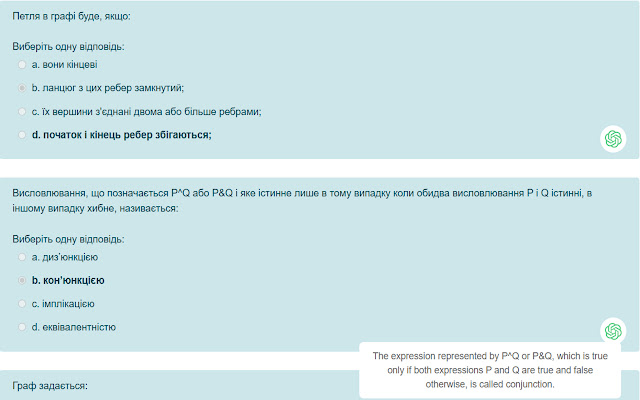 GPT4Moodle - Solve Moodle quiz with Chat GPT