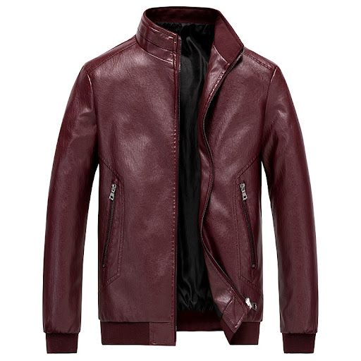 Title 2, Korean Style Handsome Slim Plus Size Motorcycle...