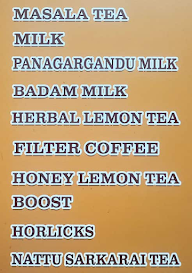 AR Tea Cafe menu 1