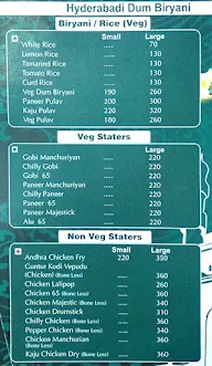 Hyderabadi Dum Biryani menu 3