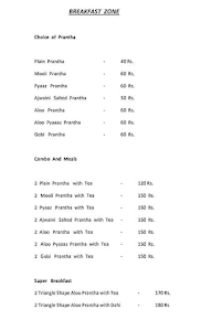 A1 Prantha Corner menu 1