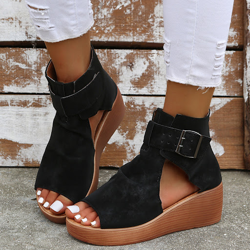 Title 7, Womens Summer Fashion High-Top Wedge Sandals. ...