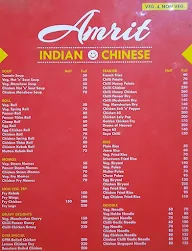 Amrit Indian Chinese menu 3