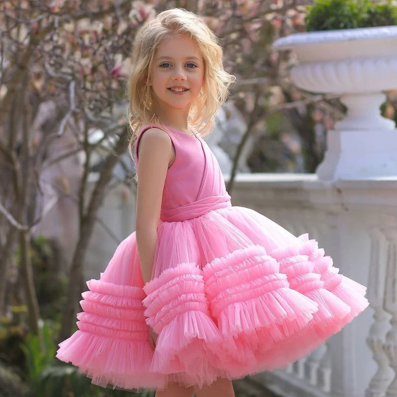 Title 12, Kinderjurk Netgaren Jacquard Pompon Show Perfec...