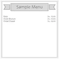 Neem Chowk Ke Special Chole Bhature menu 1