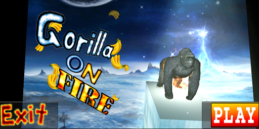 Gorilla On Fire