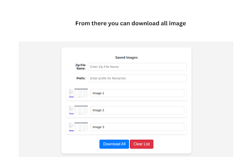 Bulk Save and Rename Images