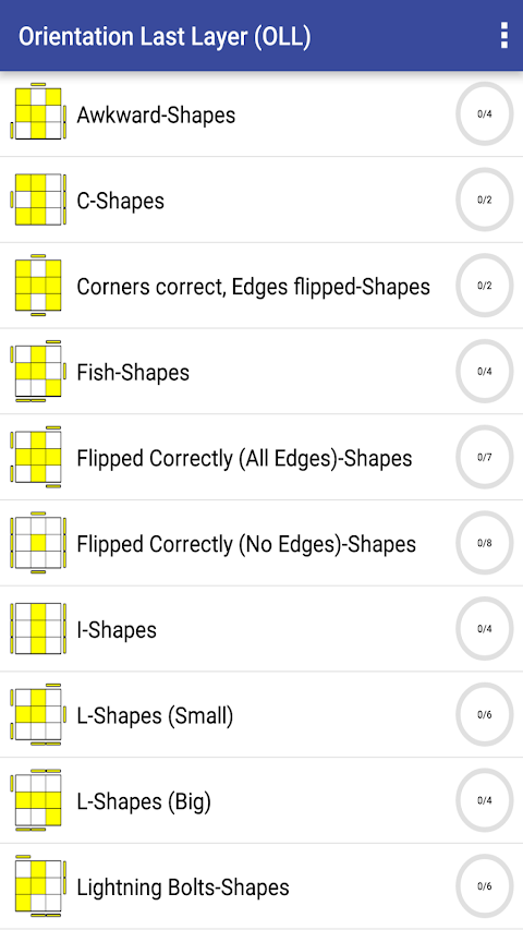 Rubik's Cube OLL/PLL Trainerのおすすめ画像3
