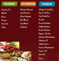 Rethna Foods menu 1