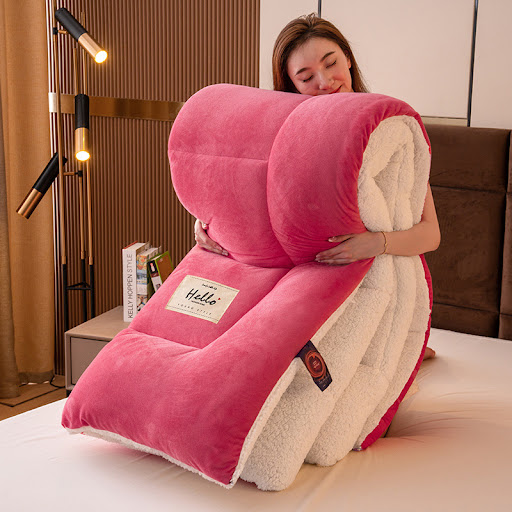 Title 1, Thickened Milk Fiber Quilt Double-sided Velvet ...