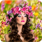 Cover Image of Baixar Editor de fotos de coroa de flores 1.0.3 APK